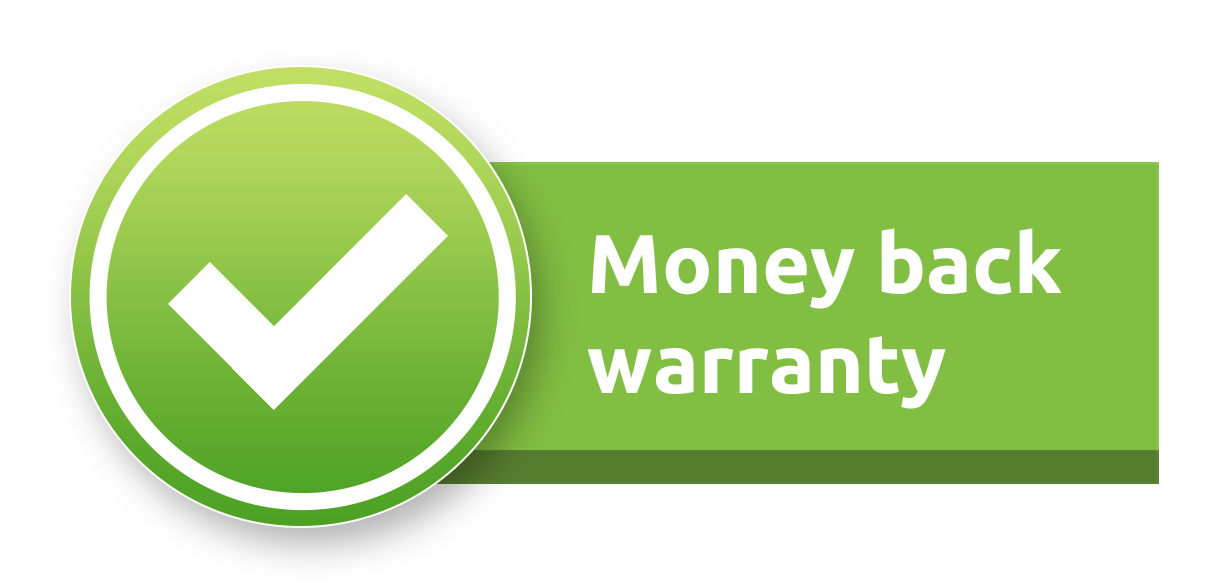 Money Back Warranty
